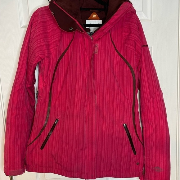 Columbia Omni Heat Thermal Comfort Jacket Pink Size Small - Picture 1 of 12